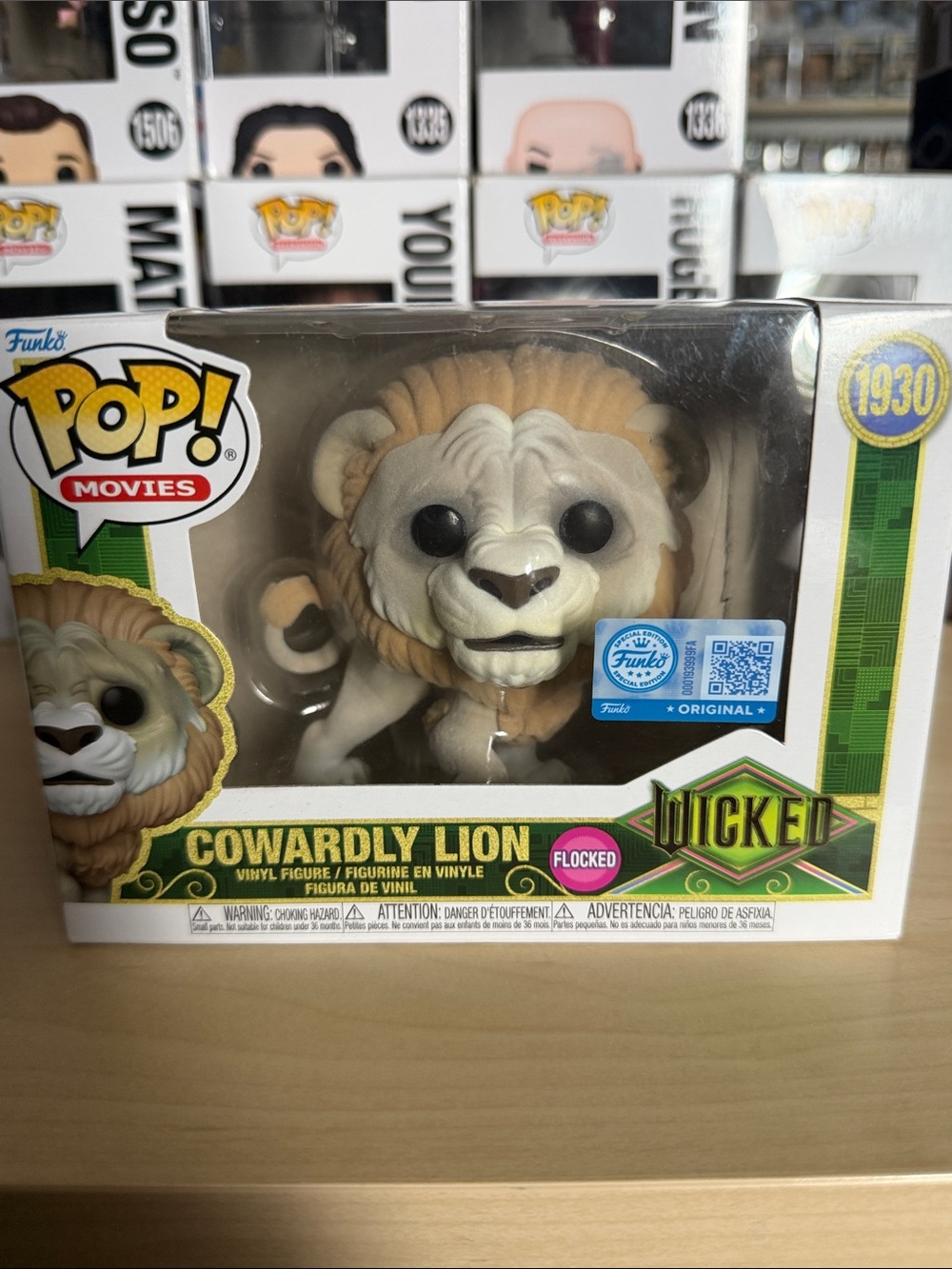 Cowardly Lion (Flocked) Funko